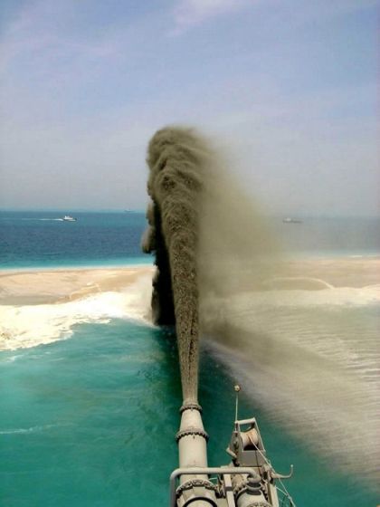 عکس های جالب از ساخت جزایر مصنوعی در دبی!