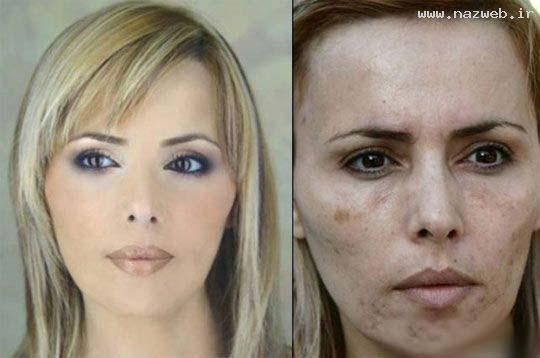 عکسهای دیدنی سوپر مدلهای جوان قبل و بعد از آرایش
