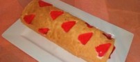 طرز تهیه ی رولت قلب ژله ای