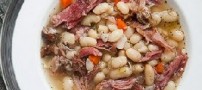 سوپ لوبیا و گوشت