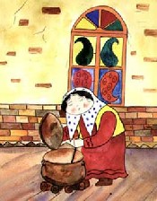 ضرب المثل کفگیر ته دیگ خورده