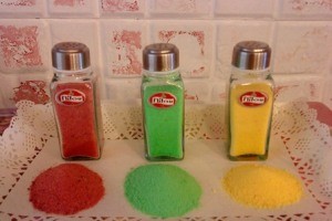 آموزش تهیه نمک رنگی