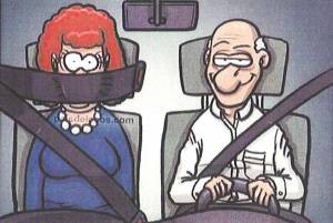 حس مردان هنگامی که همسرشان رانندگی می کند