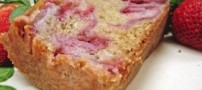 طرز تهیه ی نان توت فرنگی بسیار خوشمزه