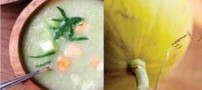 طرز تهیه ی سوپ خربزه و زنجبیل