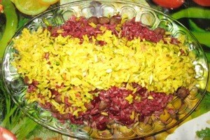 طرز تهیه ی آلبالو پلو برای خوش سلیقه ها