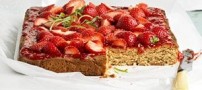 طرز تهیه کیک توت فرنگی