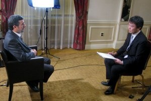 پخش زنده مصاحبه رییس‌جمهور با شبکه N.H.K ژاپن