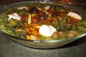 آشپزی، آش رشته با آب گوجه فرنگی