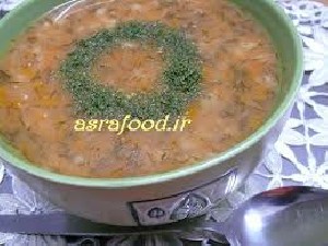 سوپ شوید با آب مرغ