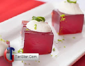 آموزش تهیه ژله انار