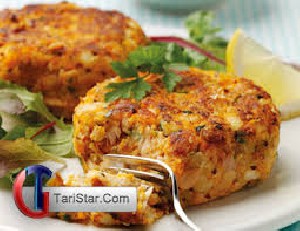 طرز تهیه کتلت سالمون و سیب زمینی طرز تهیه کتلت سالمون و سیب زمینی