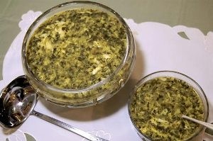 آشپزی، اشکنه گوجه سبز
