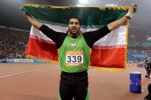 این جوان ایرانی برترین پرتابگر چکش در سال 92 شد