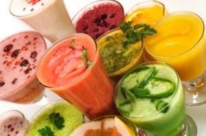 اسموتی یا دسر موز، پرتقال و آناناس